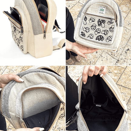 Kathmandu Collection Mini Hemp Mushroom Backpack