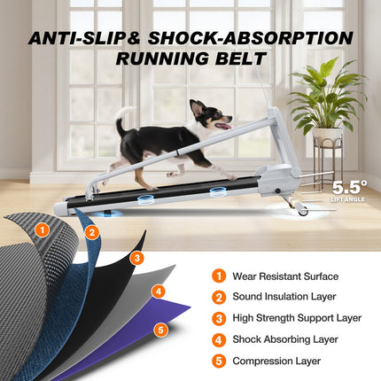 New Quiet Smart Pet Treadmill, Adjustable Speed, Perfect For Small