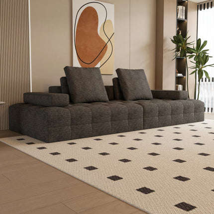 Sofa Couch For Living Room, Modern Loveseat Sofa With Extra Deep