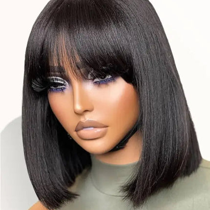 Alice | Long Bob Human Hair Wig with 4x4 Lace Front