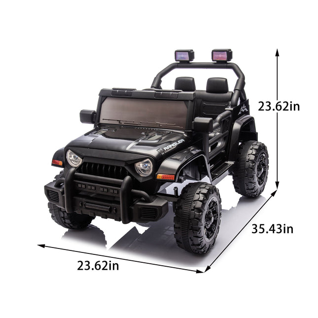 12V Kids Ride On Electric Car W Parents Control,Dual Drive, Four-wheel