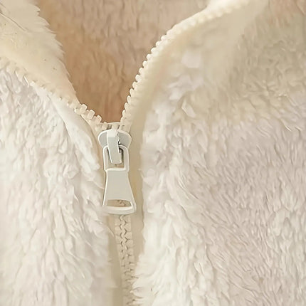 Fleece Long Sleeve Zip-Up Jacket