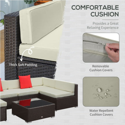 Pieces Patio Furniture Set