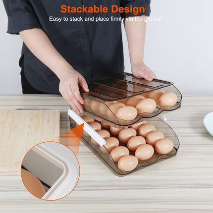 Egg Container Holder For Refrigerator Double Layer Egg Storage Box
