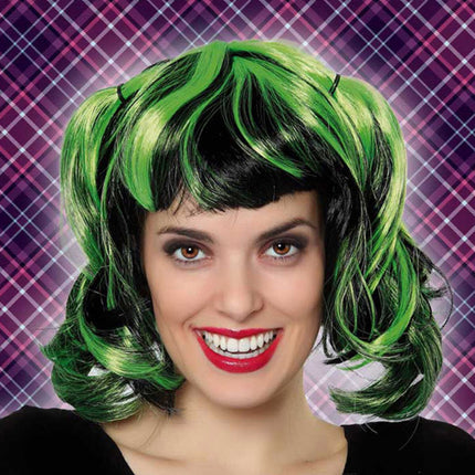 Halloween Wig Bicoloured 118394