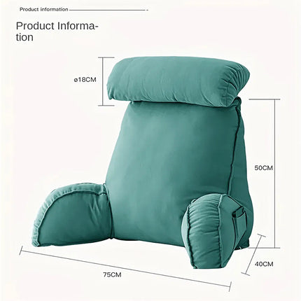 Sofa Bed Head Reading Pillow, 85x60cm, 5 Colors