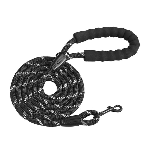 Rope Dog Leash, 6ft Heavy Duty Dog Leash With Comfortable Padded