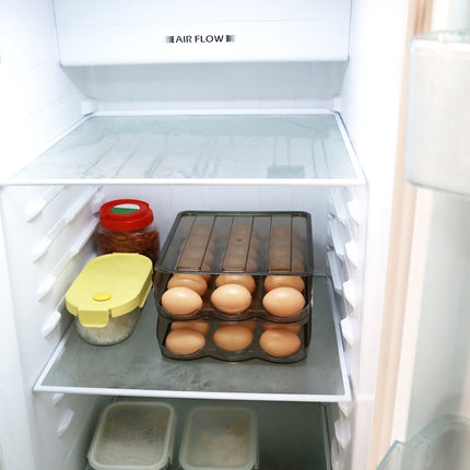 Egg Container Holder For Refrigerator Double Layer Egg Storage Box