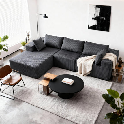 108-inch Modular Combination Sofa, Modern Modular L-shaped Sofa With A