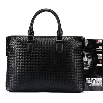 Men's High Quality Leather Large Briefcase