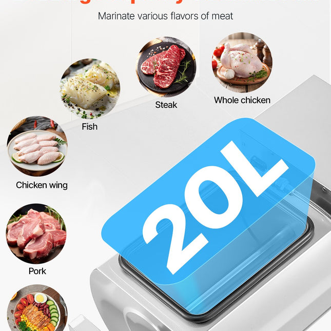 Vacuum Meat Tumbler Marinator Machine 20L For Chicken Steak Fish