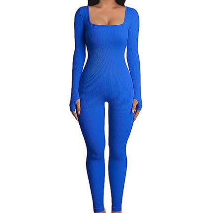 Fall Winter Hot-selling Women's Clothing Long Sleeve Jumpsuit Yoga