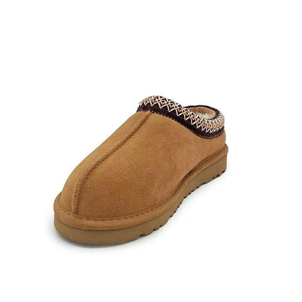 Plush Fur-Lined Platform Mules - Fleece Lined Women Clogs