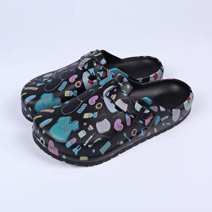 Nurses Shoes Platform EVA Clogs Mules - Lightweight Women Girls Slides