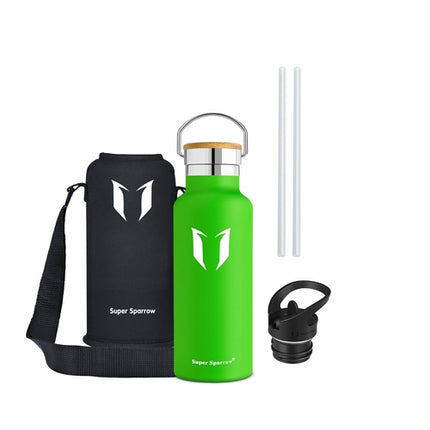 Insulated Stainless Steel Water Bottle, 17OZ / 500ML