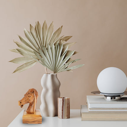 Handgeschnitzter Pferdekopf aus Olivenholz (klein) – Exklusive