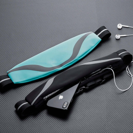 Water-Resistant Sport Waist Pack Running Belt with Reflective Strip