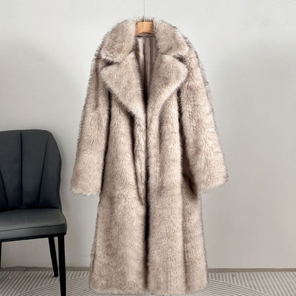 Royal Faux Fur Maxi Coat – 25 Edition