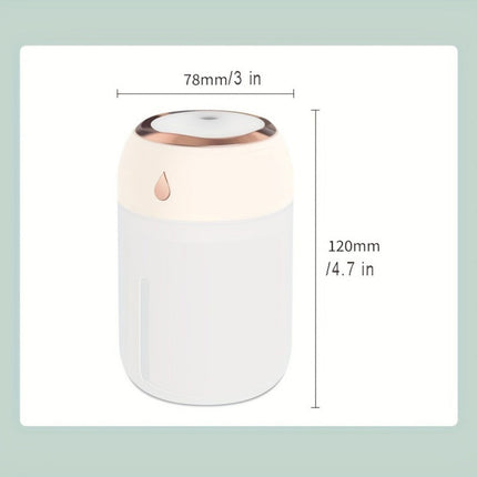 Portable Mini Humidifier 220ml Small Cool Mist Humidifier USB Personal