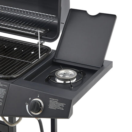 6 Burner BBQ Propane Gas Grill With Side Burner 59000 BTU Output