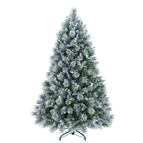 4FT Snow Flocked Christmas Tree Premium Artificial Christmas Tree With