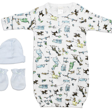 Boys' 3 Piece Layette Set
