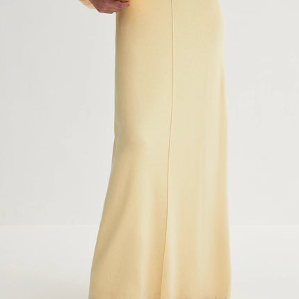 Fireladyfur Women's Merino Wool Knit Dress"Island Letters"