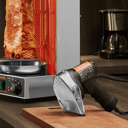 Electric Shawarma Knife, 80W Professional Turkish Kebab Knife,