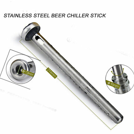 Wine Bottle Cooler Stick Stainless Steel Wine Cooling Rod