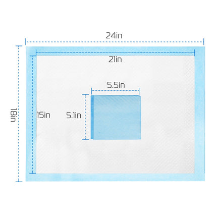 50Pcs Per Set Dog Training Pads Puppy Pee Pads Cat Wee Mats