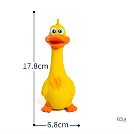 US LOCAL STOCK Hiphoppet New Latex Interactive Dog Chew Toys Cute Duck