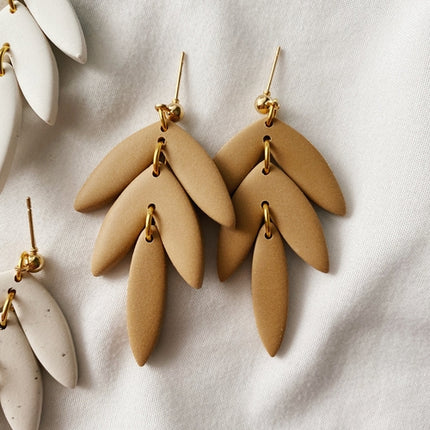 Dahlia | The Timeless Collection | Handmade Polymer Clay Earrings