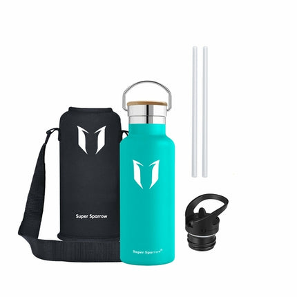 Insulated Stainless Steel Water Bottle, 17OZ / 500ML