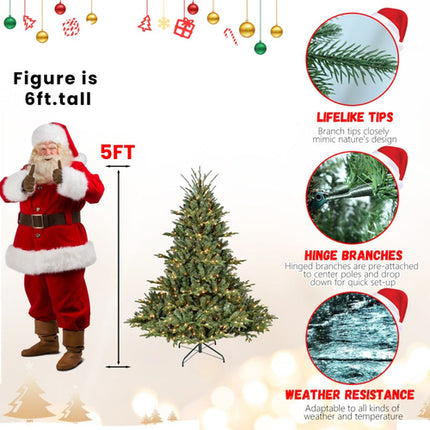 PE, PVC Christmas Tree, Green