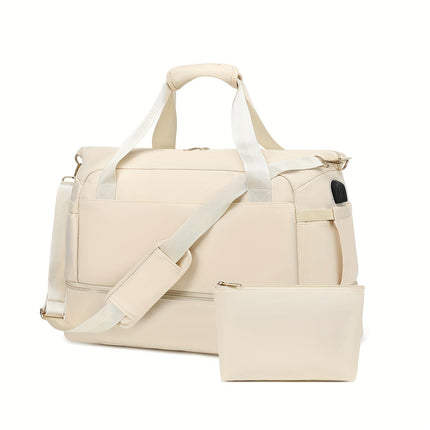 Women's Travel Duffel Bag, Sports Gym Yoga Duffel Bag Weekender
