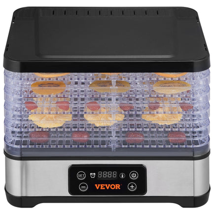 Food Dehydrator Machine, 5-Tray Fruit Dehydrator, 300W Electric Food
