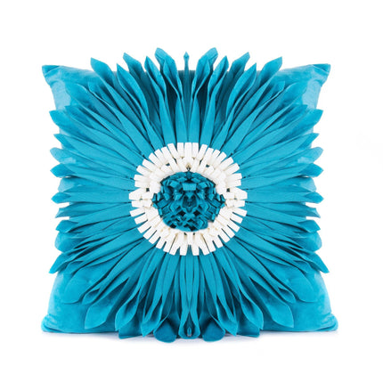 Fashion Modern Style White Throw Pillows Velvet Stitching