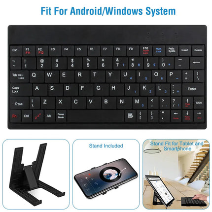 80 Keys Wired Keyboard Mini USB Connector Keyboard Portable Durable
