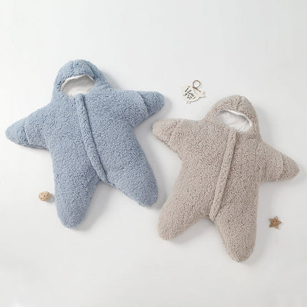 Comfortable Baby Starfish Lamb Velvet Sleeping Bag