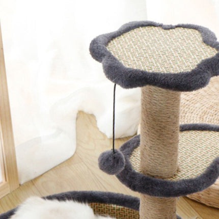 Cat Scratching Post with Cat Bed and Toy