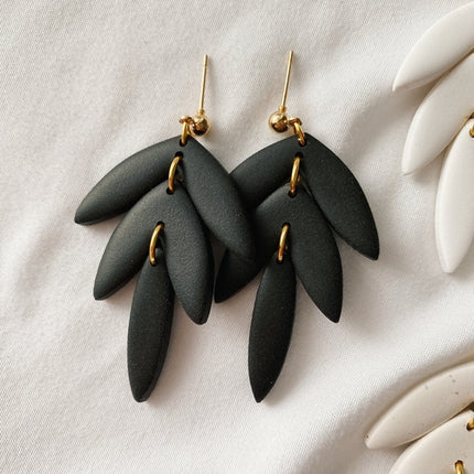 Dahlia | The Timeless Collection | Handmade Polymer Clay Earrings