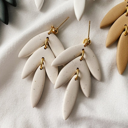 Dahlia | The Timeless Collection | Handmade Polymer Clay Earrings