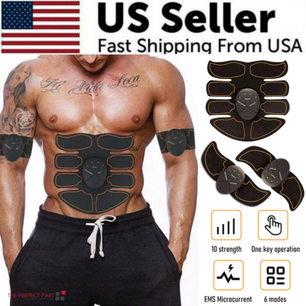 EMS Abdominal Muscle Toning Trainer ABS Stimulator Toner Fitness