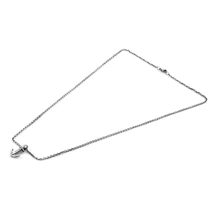 Mini Anchor Signature Silver Necklace Pendant