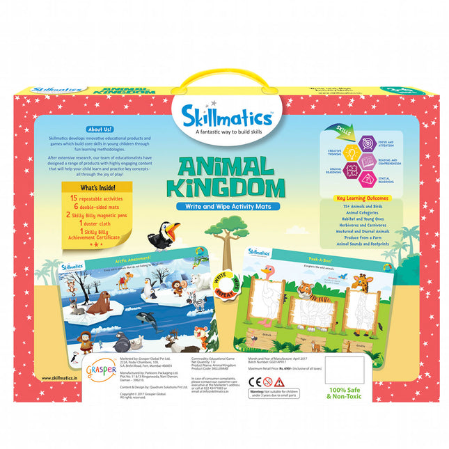Skillmatics Animal Kingdom - Kids Learn About Over 75 Amazing Animals