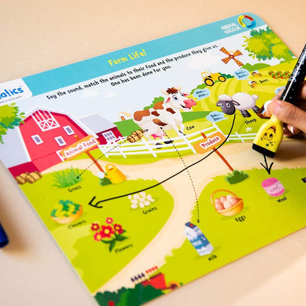 Skillmatics Animal Kingdom - Kids Learn About Over 75 Amazing Animals