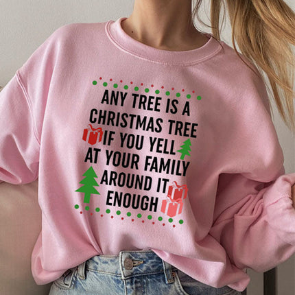 Any Tree Is A Christmas Tree Sweat Shirt