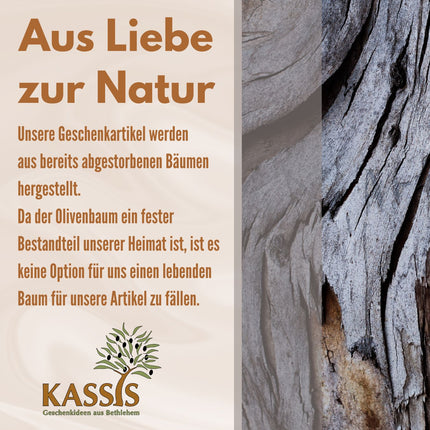 Handgeschnitzter Pferdekopf aus Olivenholz (klein) – Exklusive