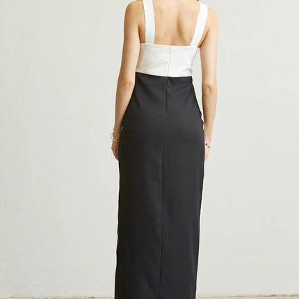 Taania Two Tone Maxi Dress