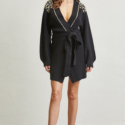 Sapphire Softness Sweater Dress